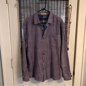 Tommy Bahama Long Sleeve Cotton Camano Check Shirt